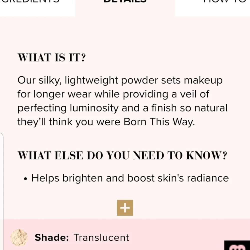 Too Faced Translucent Born This Way Ethereal Setting Powder Brand New in Box